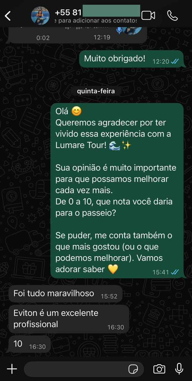 Avaliação Cliente 1